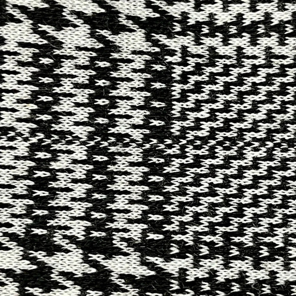 Haute Monde Houndstooth Mid Length Blazer Coatagian Academia Norm Preppy Mature - Picture 10 of 10